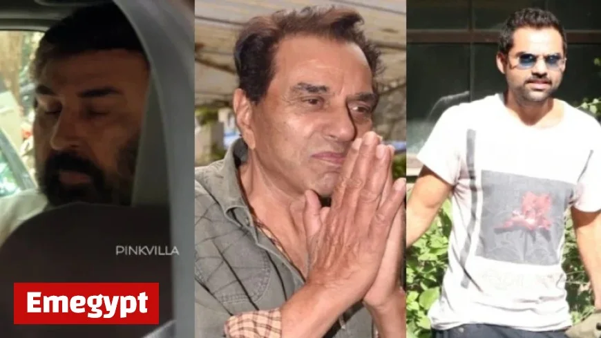 Sunny and Abhay Deol visit Dharmendra with medical assistance arriving for the veteran star – watch now