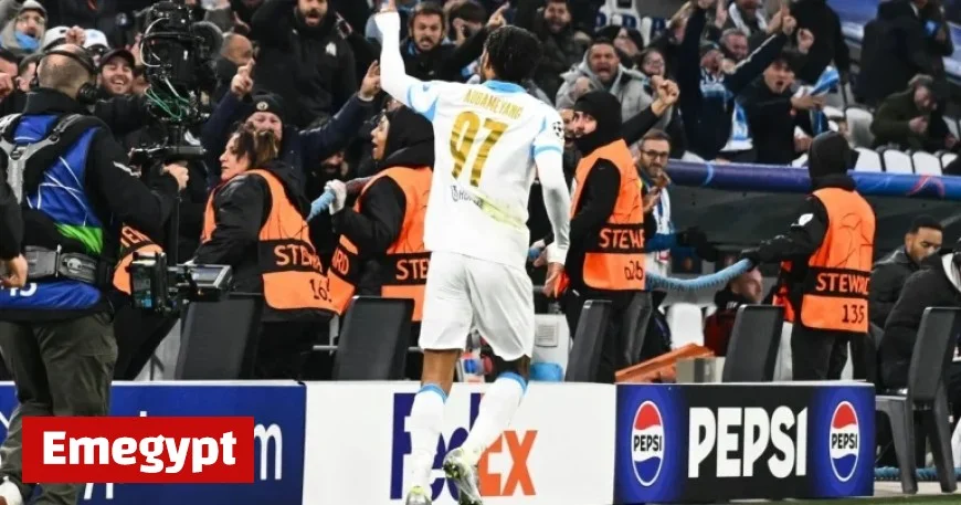 Champions League: Aubameyang Revives Marseille with Two Goals in Four Minutes (Videos)