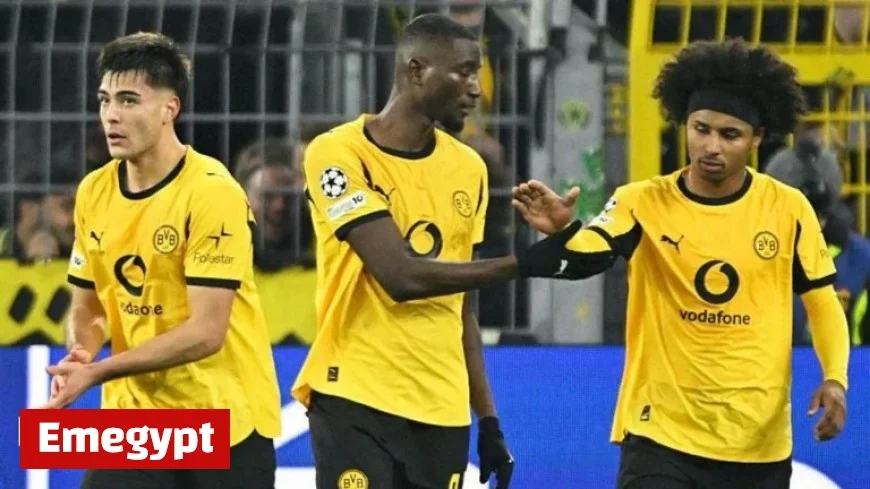 Borussia Dortmund Dominates 4-0 with Serhou Guirassy Brace Against 10-Man Villarreal