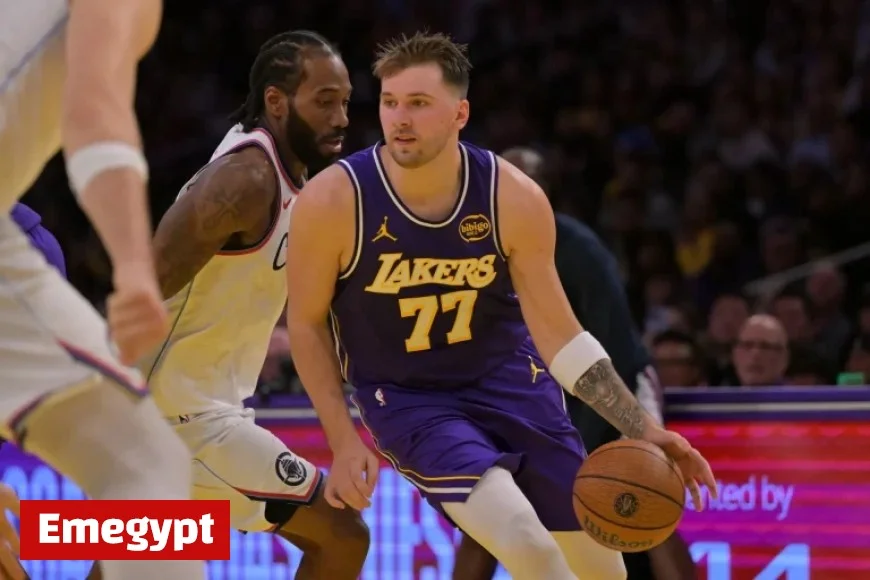 Luka Doncic Makes NBA History in LA Showdown Ties Kobe Bryant’s Record