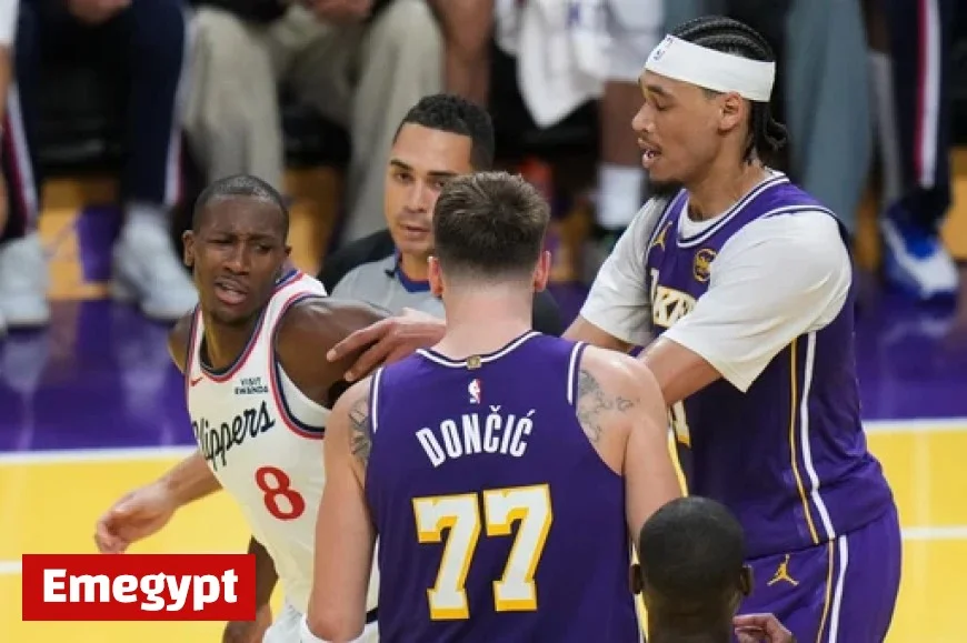 Doncic voices concerns over NBA Cup court while applauding Lakers for backing during intense late-game clash with Dunn
