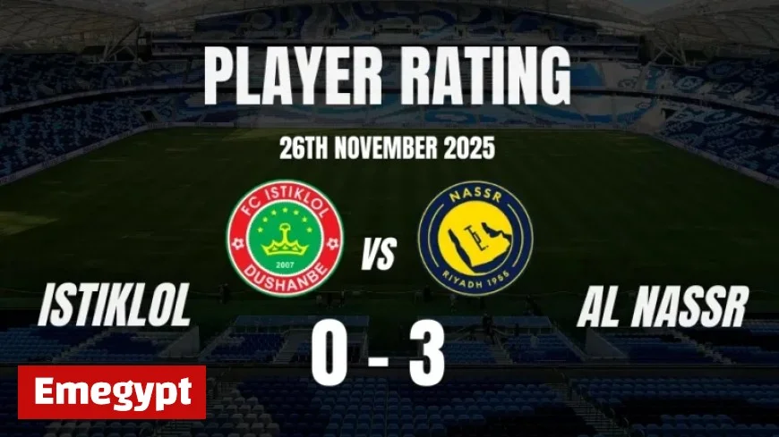 Istiklol vs Al Nassr AFC Cup 2025-26 Player Ratings Revealed