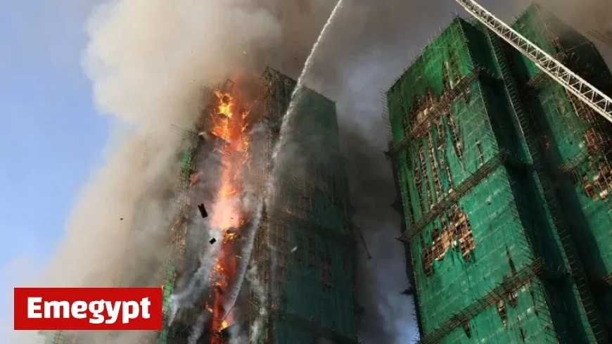 Hong Kong High-Rise Fire Leaves At Least 13 Dead and Traps More Residents