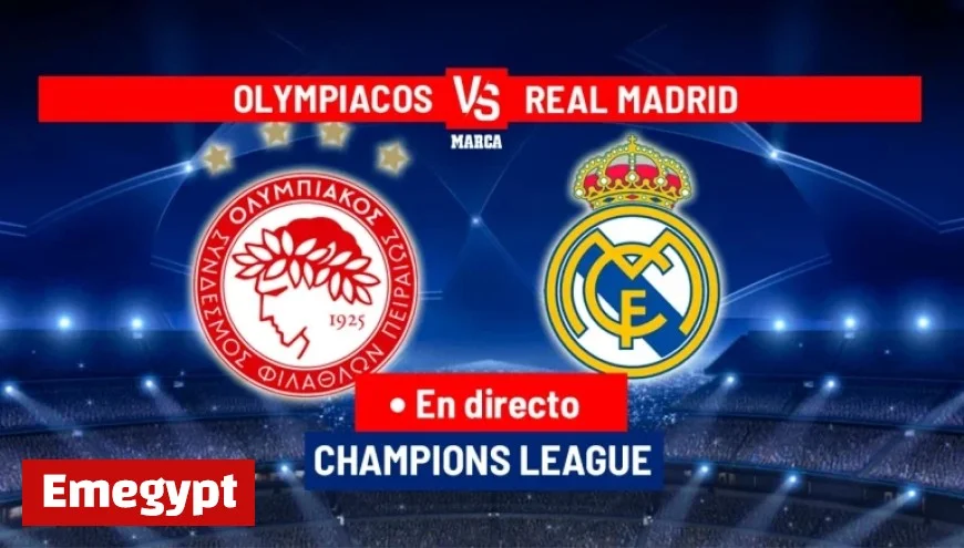Live Coverage of Olympiacos vs Real Madrid: Champions League Action Today
