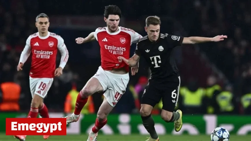 Live Champions League Action: Arsenal vs Bayern Clash as Mbappé Achieves First-Half Hat Trick