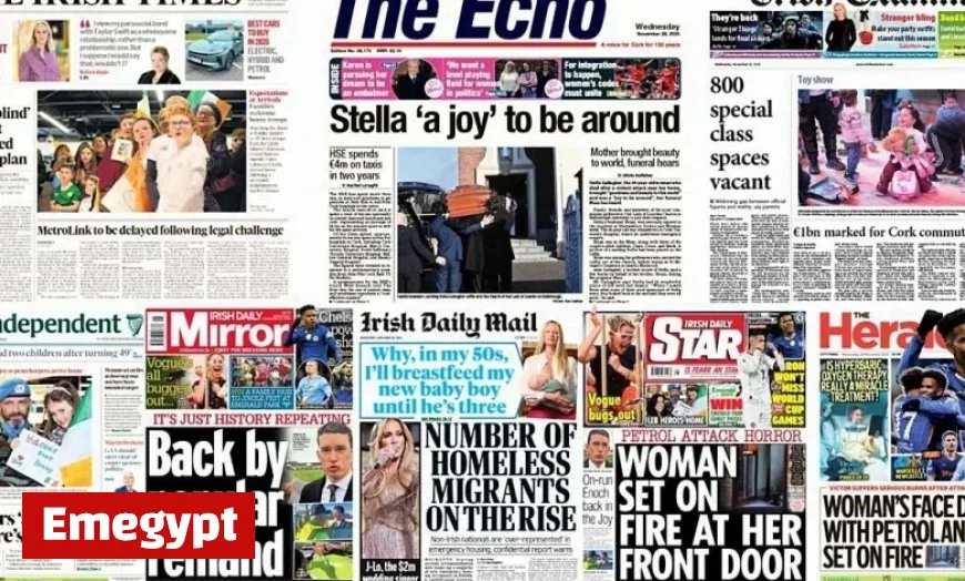 Discover the Top Stories: Highlights from Wednesday’s Front Pages