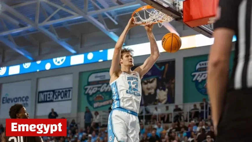 Veesaar and Wilson Lead UNC to 85-70 Victory Over St. Bonaventure