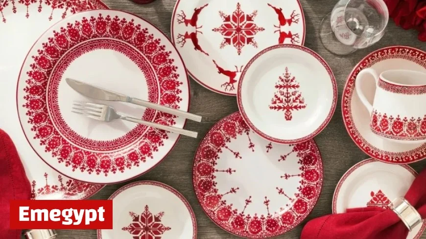 Pottery Barn Fair Isle Dinnerware Brings Christmas Sweater Nostalgia to Your Table