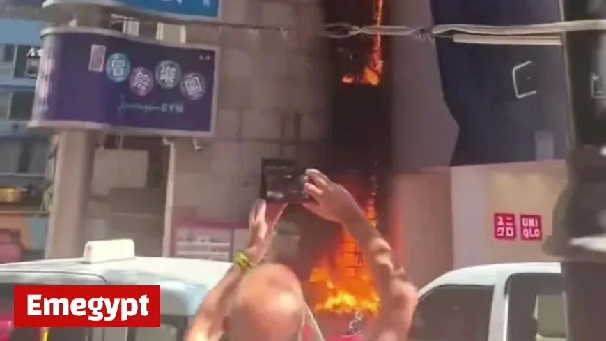 Artificial Grass Wall at Lee Theatre Ignites, Cigarette Butt Suspected