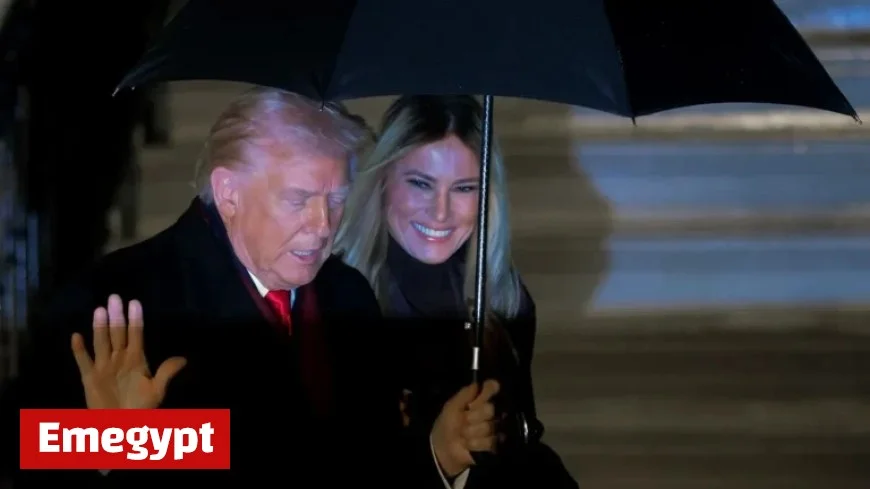 Melania Trump Joins Donald Trump for Thanksgiving at Mar-a-Lago
