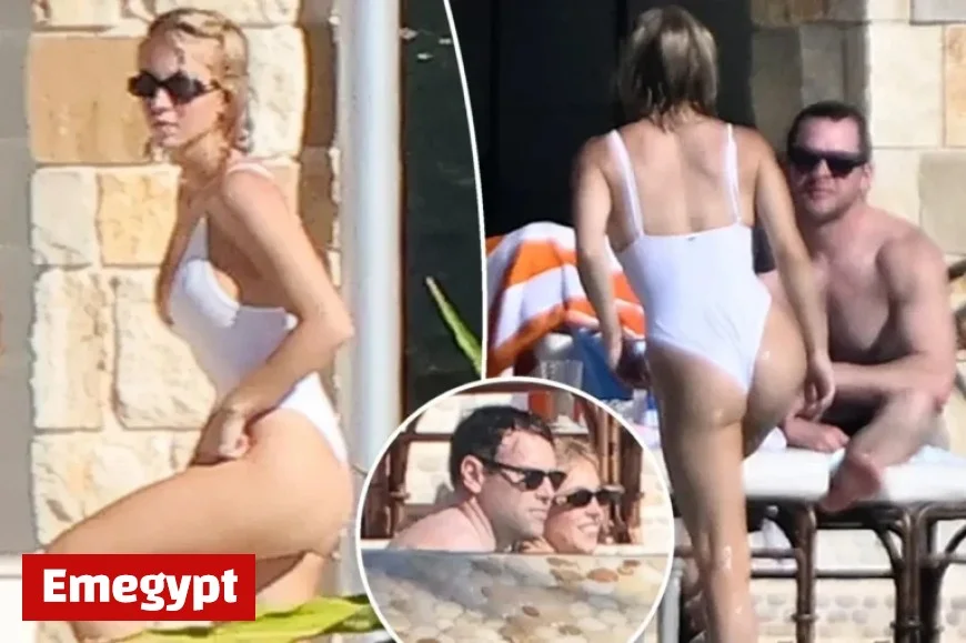 Sydney Sweeney Flaunts Curves in White Swimsuit on Vacation with Scooter Braun