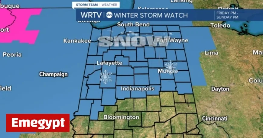 Central Indiana Snow Forecast: County-by-County Update
