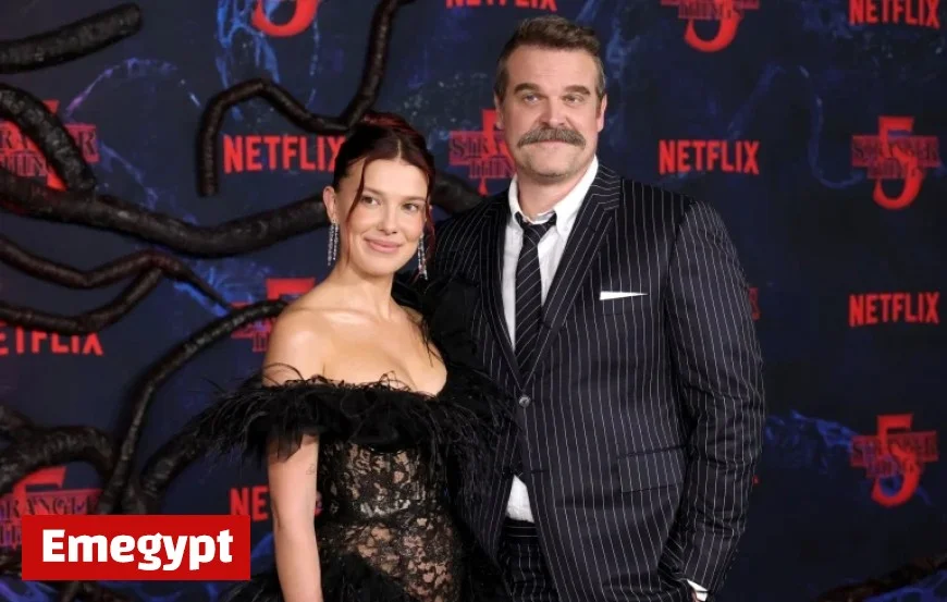 Millie Bobby Brown Denies Rift Rumors With David Harbour Enjoys Reunion Experience