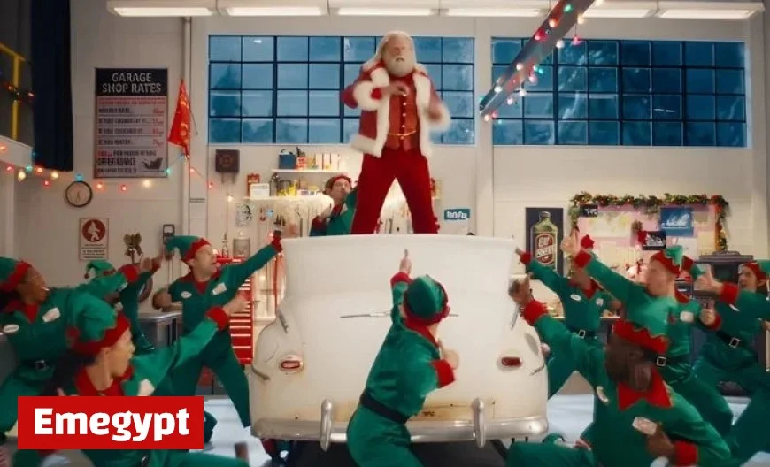 John Travolta’s Santa Transforms into Danny Zuko in Capital One Campaign