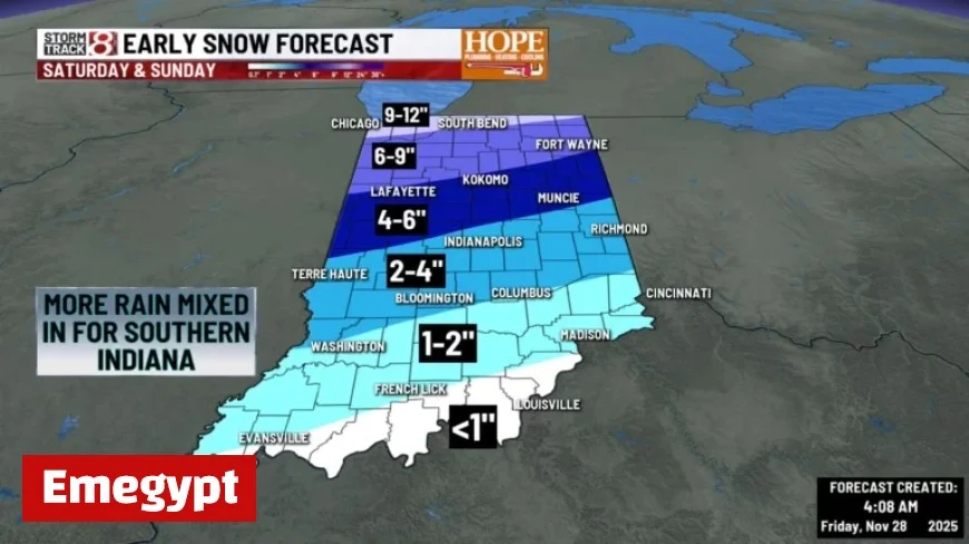 Chilly Friday, Snowfall Expected Saturday | November 28, 2025