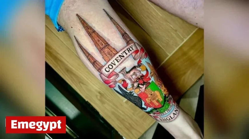 American Man Journeys 4,500 Miles to Coventry UK for a Unique Tattoo Experience