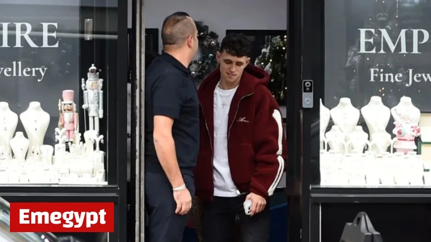 Phil Foden Fuels Wedding Speculation, Seen Ring Shopping with Rebecca Cooke