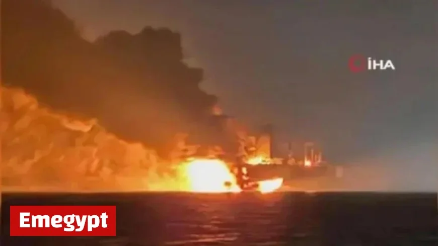 Explosions Hit Two Russian Ghost Fleet Tankers in Turkey Possible Rocket Drone or Mine Attack