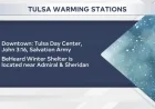 Tulsa Warming Shelters Ready as Winter Weather Preparations Begin