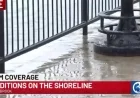 Rain Sweeps Across Connecticut Shoreline