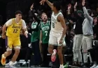 Celtics Dominate Lakers 126-105 to Secure Fourth Straight Win