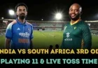 India and South Africa Gear Up for Thrilling ODI Series Decider in Visakhapatnam