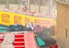 Hamilton’s FP3 Crash Triggers Red Flag at Abu Dhabi Grand Prix