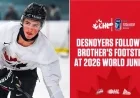 Desnoyers Continues Family Legacy as He Represents Canada at World Juniors