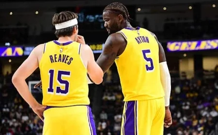 Lakers Update: Deandre Ayton Impressed by Austin Reaves’ Scoring Prowess