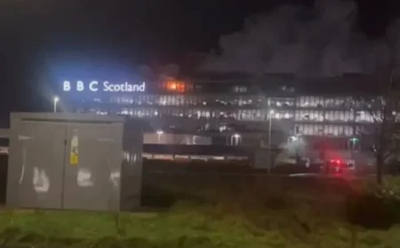 Fire Forces Evacuation of BBC Scotland HQ in Glasgow