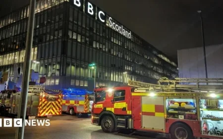 Fire Forces Evacuation at BBC Scotland Headquarters