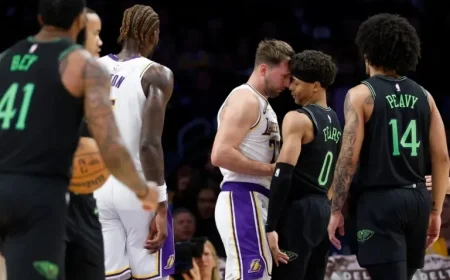 NBA Fans React to Luka Doncic’s Viral Stare-Down Moment with Buzzing Commentary