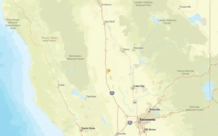 Earthquake Strikes Near Willows, CA with 3.1 Magnitude on Nov. 30