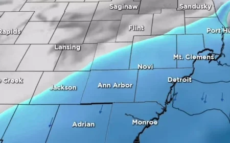 Snowstorm to Hit Metro Detroit Monday: Expected Amounts and Timing