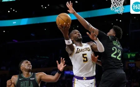 Lakers Coach JJ Redick Shares Crucial Update on DeAndre Ayton Knee Injury Hindustan Times