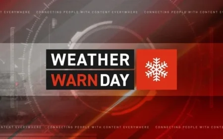 Monday Forecast: Light Wintry Showers Expected