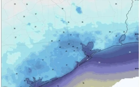 Houston Shifts from Warm, Dry Fall to New Weather Pattern Overnight