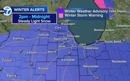 Chicago Snow Forecast: Monday PM Commute Impacted; O’Hare, Midway Recovering from Cancellations