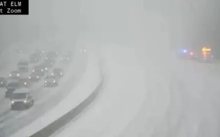 Snowfall Triggers Multiple Crashes on St. Louis Interstates