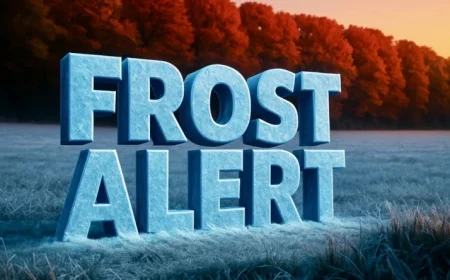 Frost Advisory and Sneaker Wave Risk in Eureka Until 9 AM