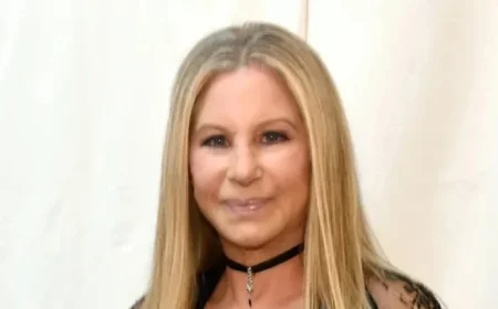 Barbra Streisand Shares Rare Family Photo with Stepson and Grandchildren on Thanksgiving