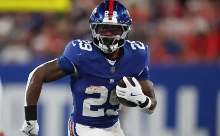 Top Prop Bet: Tyrone Tracy Jr. for Giants vs. Patriots, 12/1/25