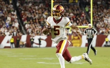 Jayden Daniels’ Playing Status for Week 14 Uncertain, Awaiting Clearance