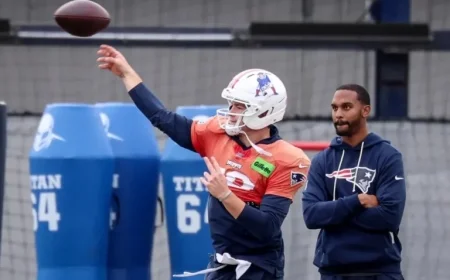 Drake Maye Addresses ‘Too Poised’ Critique from Giants’ Top Pass Rusher