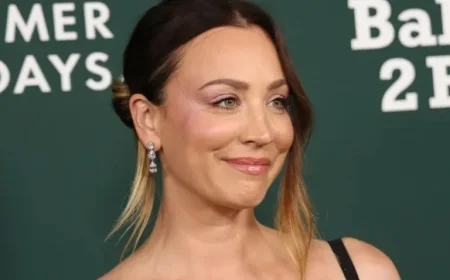 Kaley Cuoco and Daughter Matilda Adorably Twin in Matching Accessories