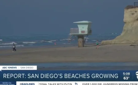 Scripps Study Reveals Current Conditions of Local and Statewide Beaches