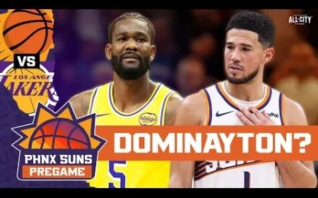 Catch the Live PHNX Suns Podcast Pregame Show: Phoenix Suns Face Off Against Los Angeles Lakers