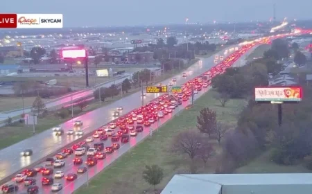 Icy Roads Trigger Crashes and Delays in Tulsa Metro