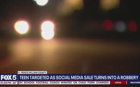 Teen Robbed in Prince William County During Clothing Sale Attempt