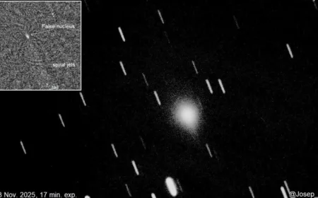 New Images Reveal Interstellar Comet 3I/ATLAS Erupting with Ice Volcanoes